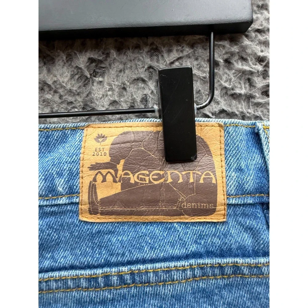 Magenta Skateboards OG Baggy Denim Pants Blue Stonewash Mens Size M